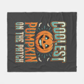 Coolste Pompoen Op Het Perceel Halloween Ontwerp_1 Fleece Deken (Voorkant (Horizontaal))