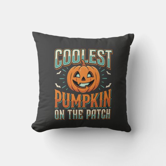 Coolste Pompoen Op Het Perceel Halloween Ontwerp_1 Kussen (Voorkant)