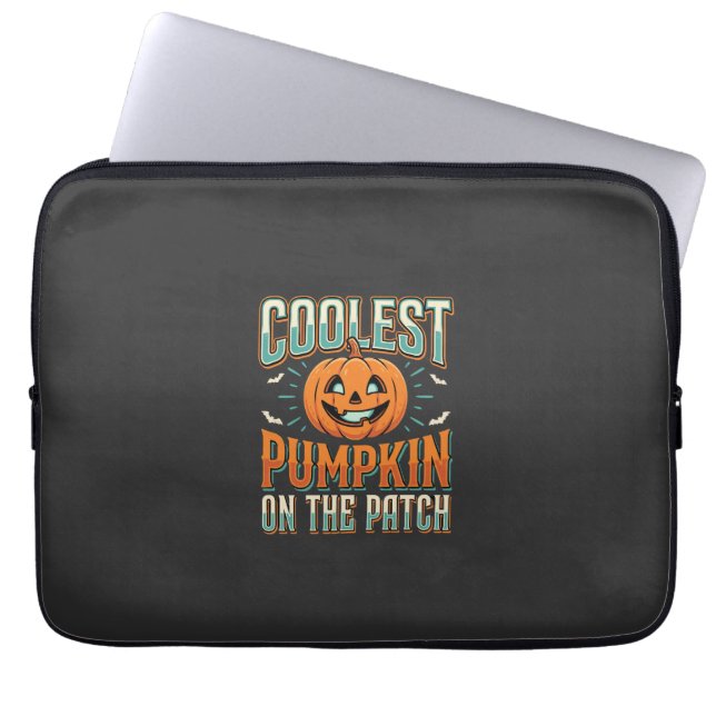 Coolste Pompoen Op Het Perceel Halloween Ontwerp_1 Laptop Sleeve (Voorkant)