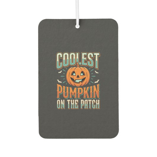 Coolste Pompoen Op Het Perceel Halloween Ontwerp_1 Luchtverfrisser (Voorkant)