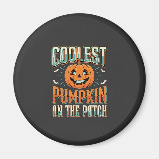 Coolste Pompoen Op Het Perceel Halloween Ontwerp_1 Magneet (Voorkant)