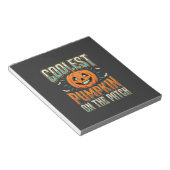 Coolste Pompoen Op Het Perceel Halloween-ontwerp_1 Notitieblok (Schuin)