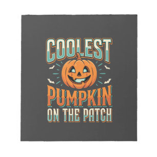 Coolste Pompoen Op Het Perceel Halloween-ontwerp_1 Notitieblok