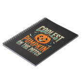Coolste Pompoen Op Het Perceel Halloween-ontwerp_1 Notitieboek (Linkerzijde)