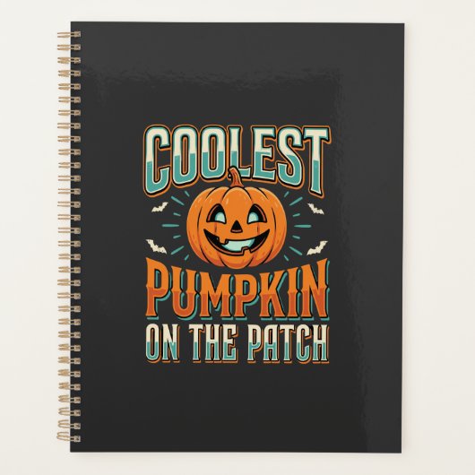 Coolste Pompoen Op Het Perceel Halloween Ontwerp_1 Planner (Voorkant)