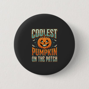 Coolste Pompoen Op Het Perceel Halloween Ontwerp_1 Ronde Button 5,7 Cm