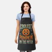 Coolste Pompoen Op Het Perceel Halloween Ontwerp_1 Schort (Gedragen)
