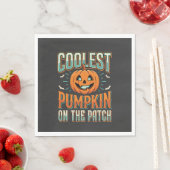Coolste Pompoen Op Het Perceel Halloween Ontwerp_1 Servet (Insitu)
