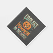 Coolste Pompoen Op Het Perceel Halloween Ontwerp_1 Servet (Hoek)