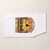 Coolste Pompoenveld Halloween Heks Spinnen Graf Handdoek (Handdoek)