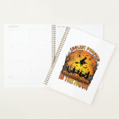Coolste Pompoenveld Halloween Heks Spinnen Graf Planner (Display)