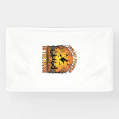 Coolste Pompoenveld Halloween Heks Spinnen Graf Spandoek (Horizontaal)