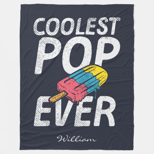 Coolste Pop Ooit Ijslolly Fleece Deken (Voorkant)