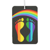 Coolste Pride Regenboog Voeten Luchtverfrisser (Voorkant)