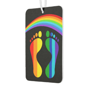 Coolste Pride Regenboog Voeten Luchtverfrisser