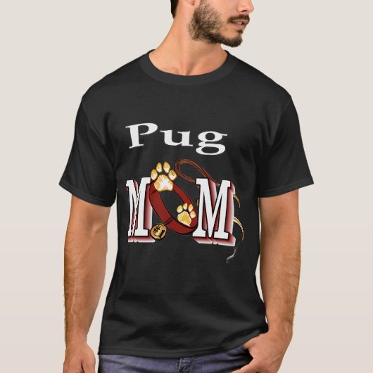Coolste Pug Moeder T-shirt (Voorkant)