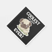 Coolste Pug-papa ooit Servet (Hoek)