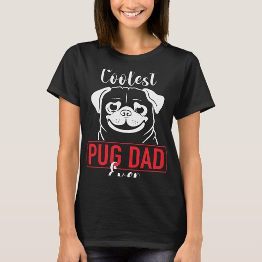 Coolste Pug Vader Ooit Essentieel 497 T-shirt (Voorkant)