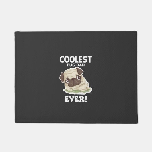 Coolste Pugs vader ooit Deurmat (Voorkant)