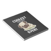 Coolste Pugs vader ooit Notitieblok (Schuin)