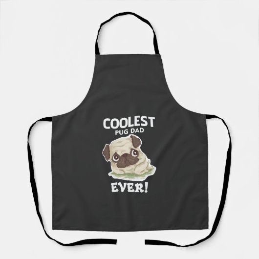 Coolste Pugs vader ooit Schort (Voorkant)