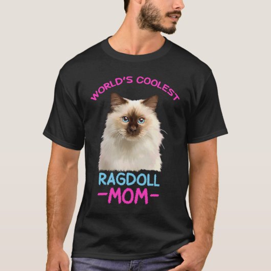 Coolste Ragdoll Moeder  Mama Kat T-shirt (Voorkant)