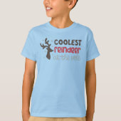 Coolste rendieren op de pole kerst t-shirt (Voorkant)