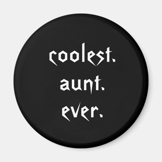 Coolste tante ooit magneet (Voorkant)