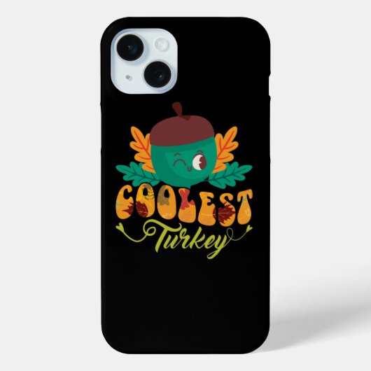 coolste turkije herfst Thanksgiving dag Case-Mate iPhone Case (Achterkant)