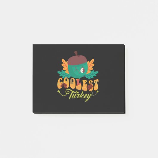 coolste turkije herfst Thanksgiving dag Post-it® Notes (Voorkant)
