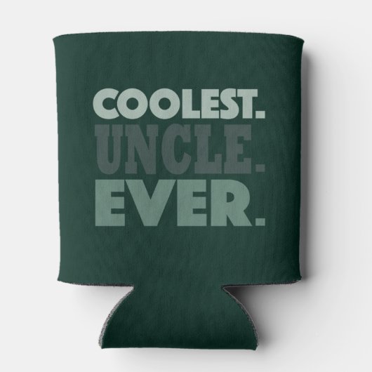 Coolste Uncle Ever Koelbox Blikjeskoeler (Achterkant)