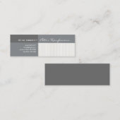CoolStripe Patroon Abstract Mini Visitekaartje (Voorkant / Achterkant)
