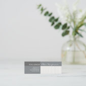 CoolStripe Patroon Abstract Mini Visitekaartje (Staand voorkant)