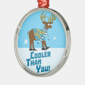 Coolsville Reindeer Metalen Ornament (Links)