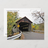 Coombs bedekte brug in het najaar briefkaart (Voorkant / Achterkant)