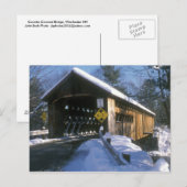 Coombs Covered Bridge Winchester NH Briefkaart (Voorkant / Achterkant)