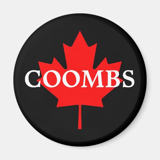 COOMBS MAGNEET (Voorkant)