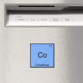 Coombus Ohio Funny Chemistry Element Symbol Magneet (Insitu (Vaatwasser))