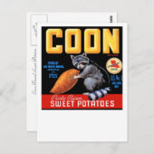 Coon Brand en zoete aardappelen Briefkaart (Voorkant / Achterkant)