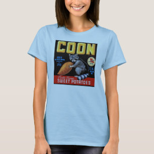 Coon Brand en zoete aardappelen T-shirt