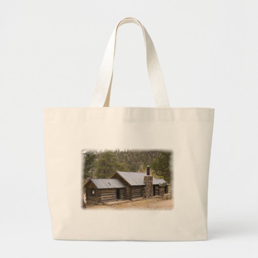 Coon Creek Cabin Grote Tote Bag (Voorkant)