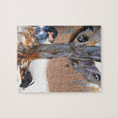 Coon Dog Hunt Legpuzzel (Horizontaal)