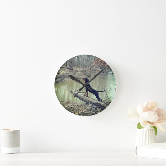 Coon Hound Clock Ronde Klok (Huis)