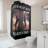 Coon Hound douchegordijn (In situ)