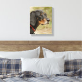 Coon hound - Gracie Lou Canvas Afdruk (Insitu (Slaapkamer))