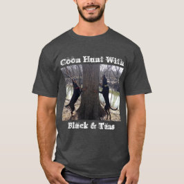Coon Hunt met zwart en tans T-shirt