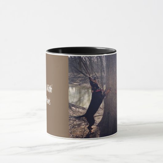 Coon Hunt voor Black & Tans Mok (Midden)