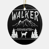 Coon Hunter Coonhound Dog Keramisch Ornament (Links)