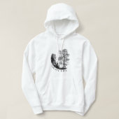 Coon Hunter Night Life - Raccoon Hunter Hound Dog Hoodie (Design voorkant)