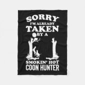 Coon Hunting Coonhounds Coon Hunters Fleece Deken (Voorkant)